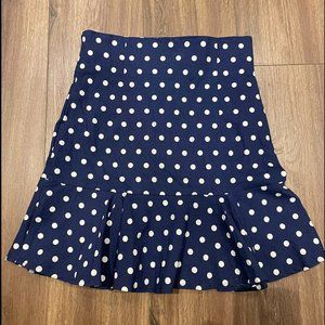 Brand new, High quality, polka dot skirt, size s, with silk lining